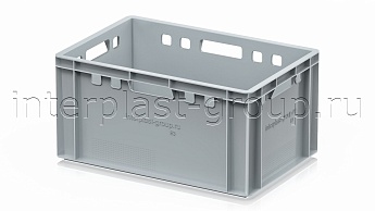 Ящик для мяса и колбасных изделий Е-3 серый в Липецке Ящик для мяса и колбасных изделий Е-3 серый в Липецке