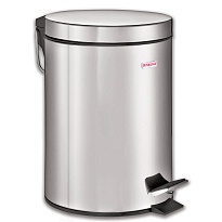 Ведро-контейнер для мусора (урна) с педалью LAIMA Classic, 5 л, зеркальное, нержавеющая сталь, со съемным внутренним ведром в Липецке Ведро-контейнер для мусора (урна) с педалью LAIMA Classic, 5 л, зеркальное, нержавеющая сталь, со съемным внутренним ведром в Липецке
