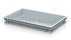 Ящик для полуфабрикатов сплошной серый