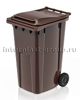 Контейнер для мусора 240 л коричневый облегченный 240 зеленый в Липецке Контейнер для мусора 240 л коричневый облегченный 240 зеленый в Липецке