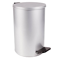Ведро для мусора с педалью, усиленное, Титан, 10 л, серое, оцинкованная сталь в Липецке Ведро для мусора с педалью, усиленное, Титан, 10 л, серое, оцинкованная сталь в Липецке