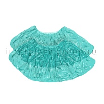 Бахилы бирюзовые 2000 шт (1000 пар), 16 мкм, однослойные, с одной резинкой, Эконом в Липецке Бахилы бирюзовые 2000 шт (1000 пар), 16 мкм, однослойные, с одной резинкой, Эконом в Липецке