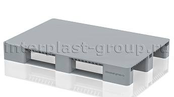 Поддон пластиковый сплошной без бортиков серый в Липецке Поддон пластиковый сплошной без бортиков серый в Липецке