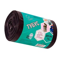 Мешки для мусора 12 л, черные, в рулоне 30 шт., ПНД, 6 мкм, 550х320 мм, Концепция Быта Tubus, 604936 в Липецке Мешки для мусора 12 л, черные, в рулоне 30 шт., ПНД, 6 мкм, 550х320 мм, Концепция Быта Tubus, 604936 в Липецке