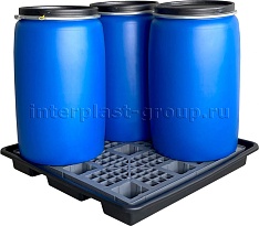 Поддон пластиковый для четырех бочек в Липецке