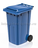 Контейнер для мусора 240 л голубой облегченный 240 голубой в Липецке