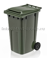 Контейнер для мусора 240 л зеленый облегченный 240 зеленый в Липецке